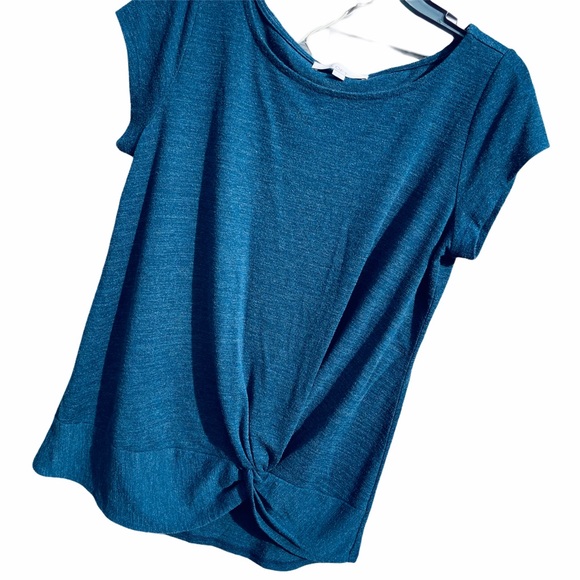 LOFT Knot Hem Tee Top - Picture 2 of 5